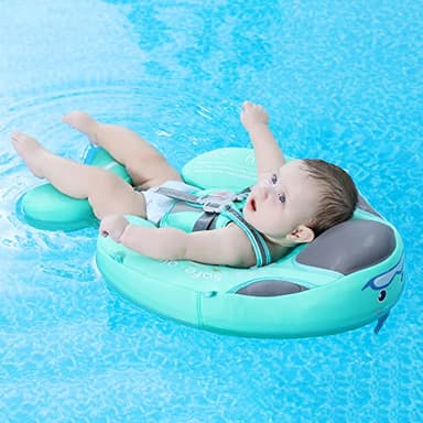 Mambobaby Add Tail Baby Float with Sun Canopy – Special Edition Blue - Image 6