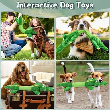 WOWBALA Dog Toys for Aggressive Chewers : Tough Interactive Tug of War Dog Toys-Squeaky Chew Toys for Small,Medium,Large Breed - Image 6