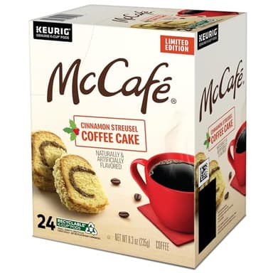 McCafe Cinnamon Streusel Coffee Cake Coffee, Keurig Single Serve K-Cup Pods, 96 Count (4 Packs of 24) - Image 14