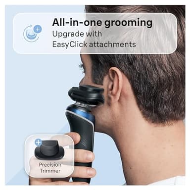 Braun Electric Shaver for Men, Series 6 6172cc, Wet & Dry Shave, Shaving Kit with SmartCare Center and Precision Trimmer - Image 7