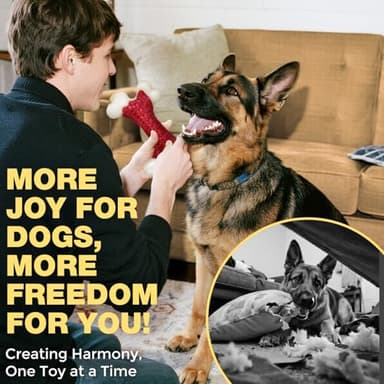 Kseroo Tough Dog Toys, Toys for Aggressive Chewers Large Breed, Chew Dogs, Bone Toy Nylon Dogs Almost Indestructible - Image 3