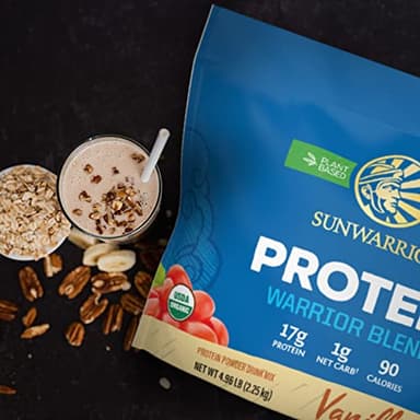 Organic Plant Based Protein Powder | Vegan Organic Protein Powder Vanilla Flavored with BCAA Amino Acids & Hemp Seed Pea Blend | Non-GMO Soy Dairy Filler & Gluten Free (Vanilla, 90 Servings) - Image 7