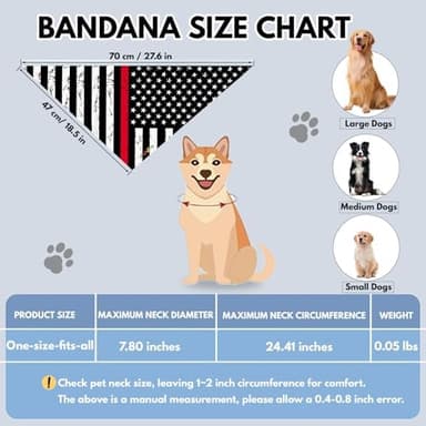 Brand Dog Neck Gaiter - Cooling Bandanas for Large, Medium & Small Dogs - Halloween & Outdoor Decor - 3D Print Scarf Gift - Pumpkin, Bat, Ghost Designs - Image 3