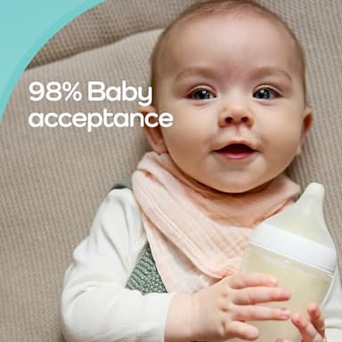 NUK Perfect Match Slow Flow 2-in-1 Natural and Anti-Colic Bottle, 5oz., 4 Pack, BPA Free - Image 10