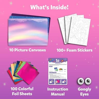 Skillmatics Foil Fun - Unicorns & Princesses, No Mess Art for Kids, Craft Kits & Christmas Fun Supplies, DIY Creative Activity, Travel Toys, Gifts for Ages 4, 5, 6, 7, 8, 9 - Image 4