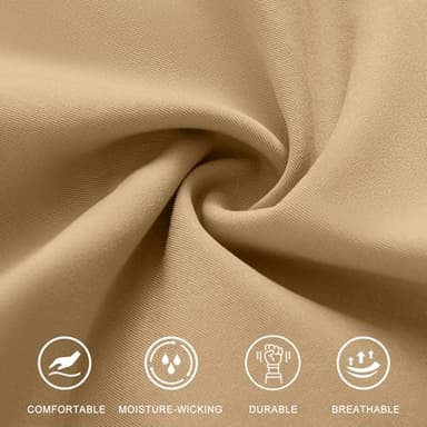 HOTake Cargo Joggers for Men Baggy Cargo Pants for Men Joggers Sweat Pants Sweatpants Streetwear Trousers for Men XX-Large Zip-Khaki - Image 8