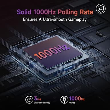 EasySMX X20 Wireless Gaming Controller with RGB Backlit, 2-Stage Hall Effect Stick, 1000Hz Polling Rate, 6-Axis Gyro on Multi-Platform, Mech Buttons- Compatible with PC/Switch/Steam/Android - Image 3