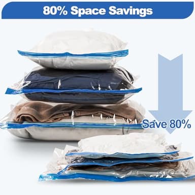 VMstr 15 Pack Travel Vacuum Storage Bags with USB Pump, Vacuum Packing Seal for Luggage and Suitcase, Space Saver for Clothes and Clothing Travel - Image 8