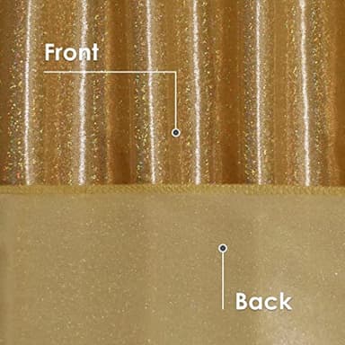 Fitable Gold Sequin Tablecloth for Parties 54x54 Inch - Sparkle Glitter Table Cloth Laser Square Overlay for Wedding Baby Shower Ceremony Birthday Holiday Banquet Decoration - Image 4