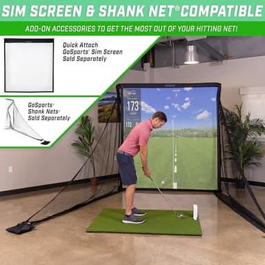 GoSports Elite Golf Practice Net with Steel Frame - Choose 10' or 7' Size - Image 6