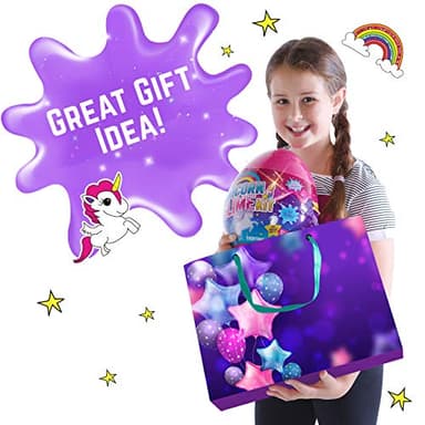GirlZone Sparkly Unicorn Egg Surprise Slime Kit for Girls, Sensory Toys for Kids, Create Cloud Slime & Magical Unicorn Slime, Ideal Arts and Crafts Easter Gift for Kids Aged 7-12 Years Old - Image 8