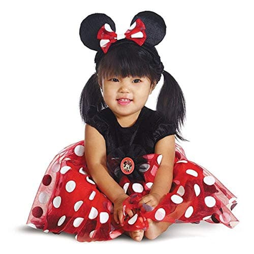 Infant Deluxe Red Minnie Mouse Costume 6/12 Months