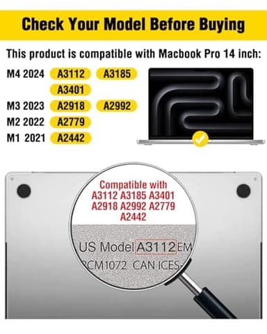 F FORITO Magnetic Privacy Screen Protector Compatible with MacBook Pro 14 inch (2024-2021, M4, M3, M2, M1, Pro,Max), Removable 360° Anti Peeping Anti Blue Light Anti Glare Laptop Privacy Screen Shield - Image 8