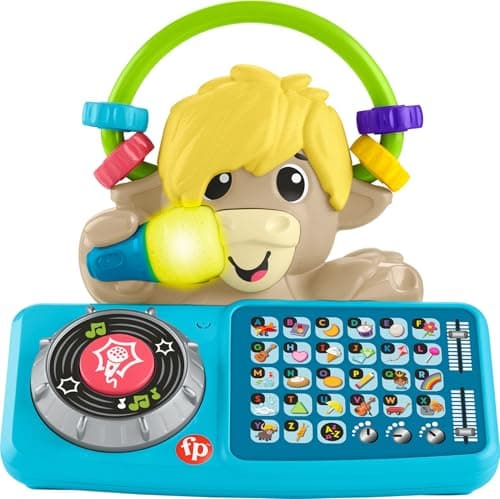 Fisher-Price Baby Learning Toy Link Squad A to Z Yak with Interactive Music & Lights for Ages 9+ Months, Compatible Only with Link Squad Items - Image 1
