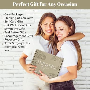 Thinking of You Care Package for Women - Get Well Soon GBasket for Sick Friend After Surgery Gifts Feel Better Gifts for Women, Sympathy Gift Baskets Sending Hugs, Self-Care Spa Gifts - Image 5