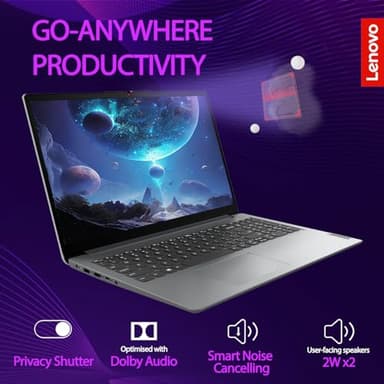 Lenovo Essential Laptop | Ideapad 1i | 20GB RAM | 15.6" FHD Display | 1TB PCIe+128GB eMMc Storage | 1 Yr Office 365 + Lenovo ADP | Intel Dual-Cores Processor | HDMI | Wi-Fi 6 | Win 11 Home | Gray - Image 4