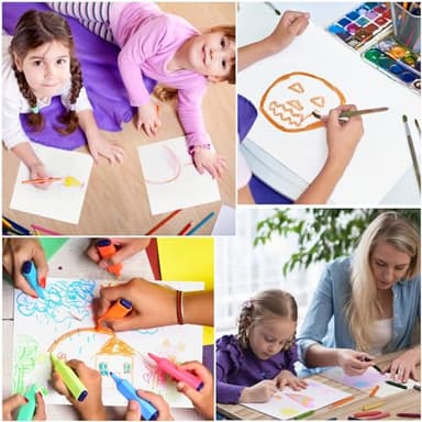 100PCS 5x7 Watercolor Paper Bulk, 140lb/300g Cold Press Thick Water Color Paper Pad for Kid Child Adult, White Art Paper for Drawing Painting Markers Gouache, Textured Cotton Paper Sheets - Image 5