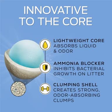 Purina Tidy Cats LightWeight Free and Clean Unscented, Multi-Cat, Clumping, 99.9 Percent Dust Free Cat Litter - 17 lb. Box - Image 3