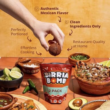 CHILEMOY Birria Balls VALUE-PACK | Authentic Mexican Seasoning | Birria Ball Bomb for Tacos, Stews, Quesabirrias, Nachos, Burritos | Spice Mix for Slow & Pressure Cookers and Stove Top - Image 3
