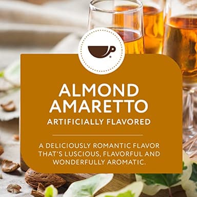 Almond Amaretto Flavored Ground Coffee, 1-12oz Medium Roast - Image 4