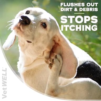 VetWELL Ear Cleaner for Dogs and Cats - Otic Rinse for Infections and Controlling Ear Infections and Odor in Pets - 8 oz (Cucumber Melon) - Image 3