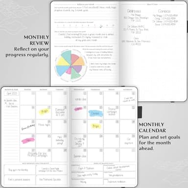 Legend Undated Hourly Planner – Hourly Day Planner with Time Slots – Weekly Time Management Organizer & Appointment Book, A5 Size (Black) - Image 4