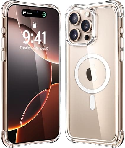 Mkeke for iPhone 16 Pro Max Case Magnetic Clear, Compatible with MagSafe, Military-Grade Protection, Phone Bumper for Apple 6.9 inch 2024 - Image 1