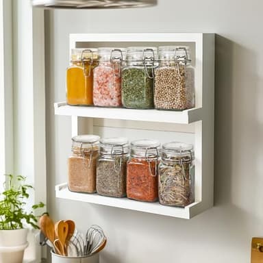 ComSaf Small Glass Jars with Airtight Lid Set of 12, Spice Jars 8 oz, Mason Jars 8 oz, Small Canning Jar, 8oz Jars with Lids for Kitchen, Jam, Jelly, Honey, Dessert, Salad, Shower Wedding Favors - Image 4