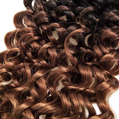 8 Packs Curly Crochet Hair GoGo Curl Crochet hair for Women Deep Wave Braiding hair,Synthetic Bohemian Crochet Braid Water Wave Crochet hair Extensions(18inch, 1B/30/27) - Image 7