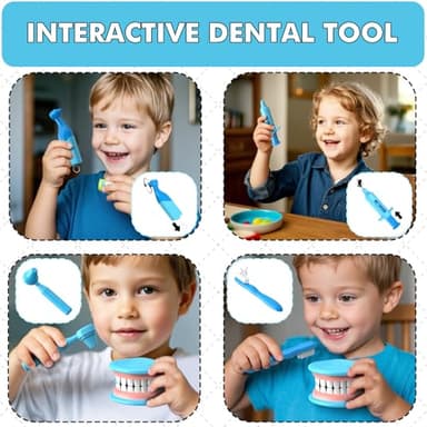 Dentist Play Set for Toddlers 3-5 - Doctor Kit Toy Gifts for 3 4 Year Old Girls, Pretend Play Montessori Toys Teeth and Dental Playset Medical Kits for Boys Kids 2-4 5 6 7 8 - Image 5