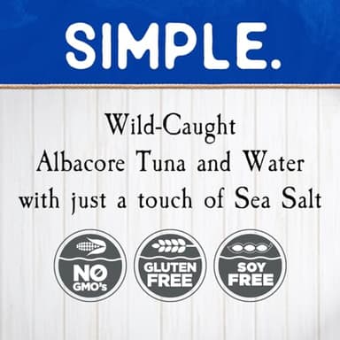 Blue Harbor Fish Co. Wild Albacore Tuna in Water with Sea Salt - 3 oz Pouch (Pack of 12) - Image 4