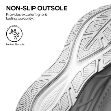 NORTIV 8 Women's Walking Shoes Cushion Comfortable ActiveBreeze Running Tennis Shoes Non-Slip Workout Gym Sports Athletic Breathable Fashion Sneakers,Size 11,White,SNWS248W - Image 5