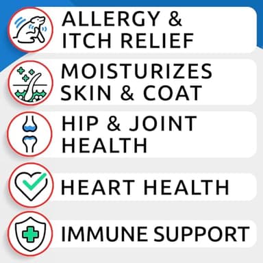 BARK&SPARK Omega 3 for Dogs - 180 Fish Oil Treats for Dog Shedding, Skin Allergy Chews, Itch Relief, Hot Spots Treatment - Joint Health - Skin and Coat Supplement - EPA & DHA Fatty Acids - Salmon Oil - Image 8