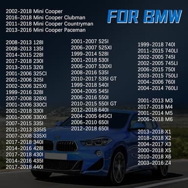 Gas Cap Fuel Cap For 1999-2018 MINI COOPER & BMW X1 X2 X3 X5 X6 Z4 128i 135i 228i 230i 320i 325i 328i 330i 335i 430i 525i 528i 530i 535i 540i 550i 640i 650i 740i 745i 750i 760i and More - Image 2