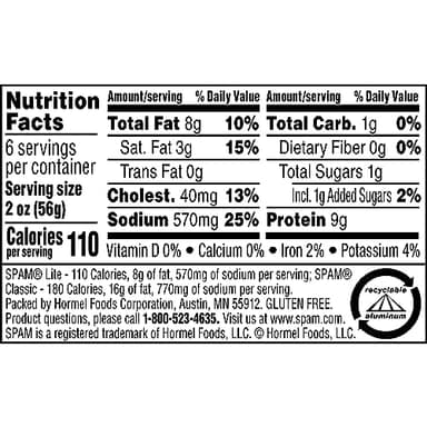 Spam Lite, 12 Ounce Can (Pack of 12) - Image 2