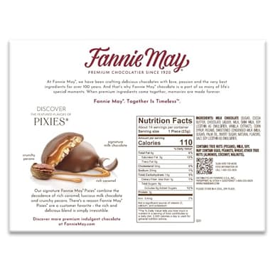 Fannie May, Premium Milk Chocolate, Pixies, Holiday Gift Box, 11.2 z - Image 2