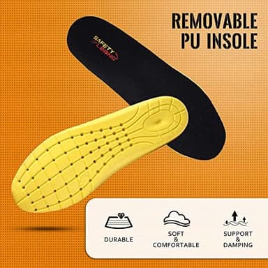 Work Boots for Men Waterproof Soft Toe Non Slip Comfortable Leather Workboots - Image 6