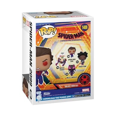 Funko POP! Marvel: Spider-Man Across The Spider-Verse - Spider-Man 2099 - Unmasked - Collectable Vinyl Figure - Gift Idea - Official Merchandise - for Kids & Adults - Movies Fans - Image 3