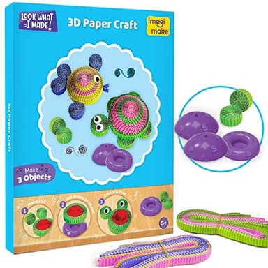 Imagimake 5 in 1 Awesome Craft Kit | Over 15 Projects - Creative DIY Arts & Crafts, Craft Kit for Kids | Gifts for 5 6 7 8 9 10 11 12 Years Old Girls & Boys | Arts and Crafts for Kids Ages 6-8 & 8-12 - Image 6