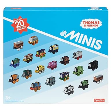 Thomas & Friends Toy Trains MINIS 20 Pack of Miniature Push-Along Engines & Railway Vehicles for Pretend Play Preschool Kids Ages 3+ Years (Amazon Exclusive) - Image 6