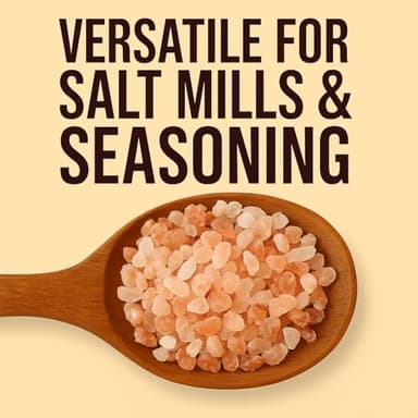 Good Tierra Himalayan Pink Salt in Jar - Coarse, 5 lb - Ideal for Bath Salt, Table Salt Grinders, and Spice Jars - Image 10