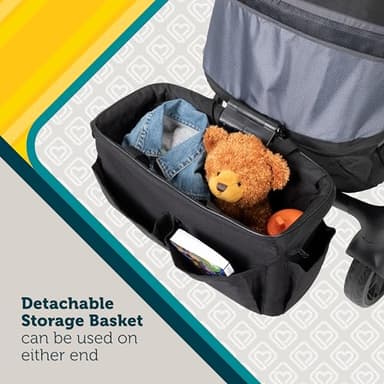 Safety 1st Summit Wagon Stroller for 2 Kids with Removable Tray in High Street - Image 5
