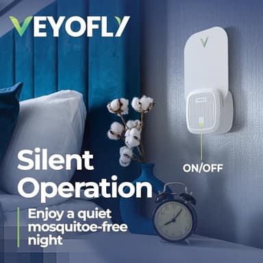 VEYOFLY Fly Trap Indoor, Fruit Fly Traps for Indoors Flying Insect (2 Device + 6 Refills) Gnat Traps for House Indoor, Bug Zapper Indoor, Gnat Killer Catcher & Fruit Fly Killer Light Plug in - Image 9