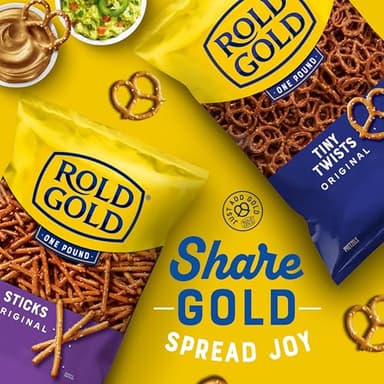 Rold Gold Pretzels, Sticks, 1 Ounce (Pack of 40) - Image 3