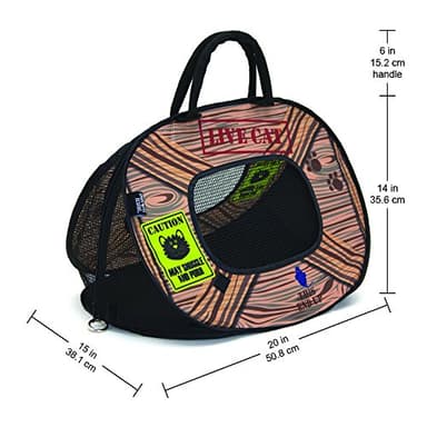 SportPet Designs Pop Open Cat Carrier (Pattern) - Image 7