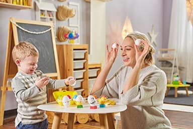 TOMY Toomies Hide & Squeak Eggs Toddler Toys - Matching and Sorting Games - Toddler Sensory Toys for Hand Eye Coordination and Color Recognition - Ages 6 Months and Up - Image 2