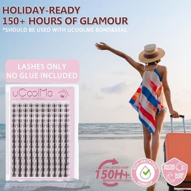 Fairy Lash Clusters 8-18mm Manga Eyelash Clusters C Curl - WideSpan DIY Eyelash Extensions Wet-Look Spiky Anime Lashes Individual Fake Eyelashes Clusters with 0.05mm Ultra-Thin Invisible Lash Band - Image 6