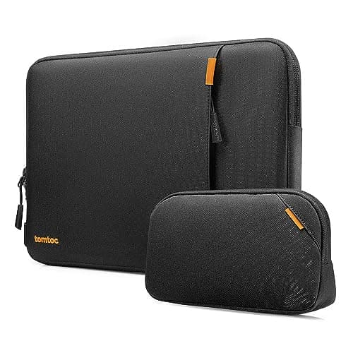 tomtoc 360 Protective Laptop Sleeve Set for 14-inch MacBook Pro M5/M4/M3/M2/M1 Pro/Max A3434 A3112 A3401 A3185 A2992 A2918 2025-2021, Water-Resistant MacBook Case Bag with Organized Accessory Pouch - Image 1