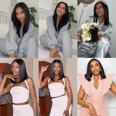 Liang Dian 14 Inch Straight Human Hair 4 Bundles Natural Color 12A Brazilian Virgin Hair 100% Unprocessed Straight Human Hair Bundles(14" 14" 14" 14") - Image 2