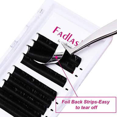 Eyelash Extensions Mega Volume Lash Extensions FADLASH 0.07mm Self Fanning Lashes D Curl 8mm Easy Fan Lashes by FADLASH (0.07-D, 8mm) - Image 5